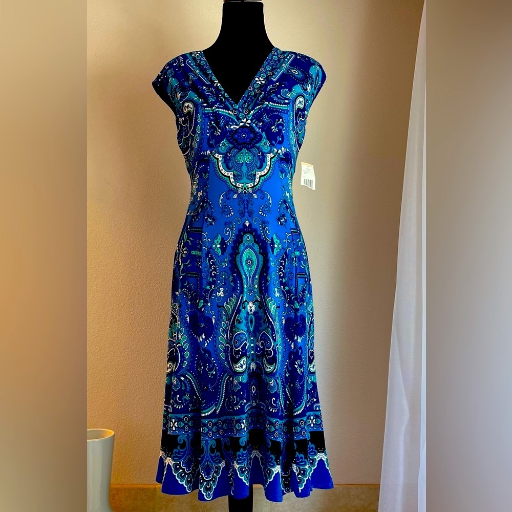 Beautiful Cobalt Blue Summer Dress